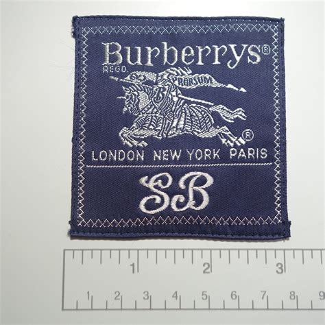 burberry tag|vintage burberry tags.